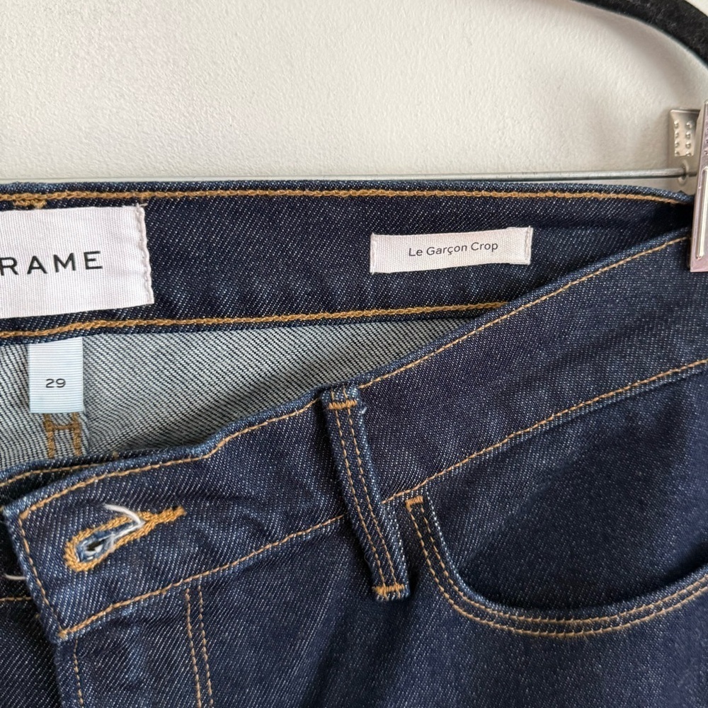 FRAME Le Garçon Crop Jeans - Picture 3 of 6